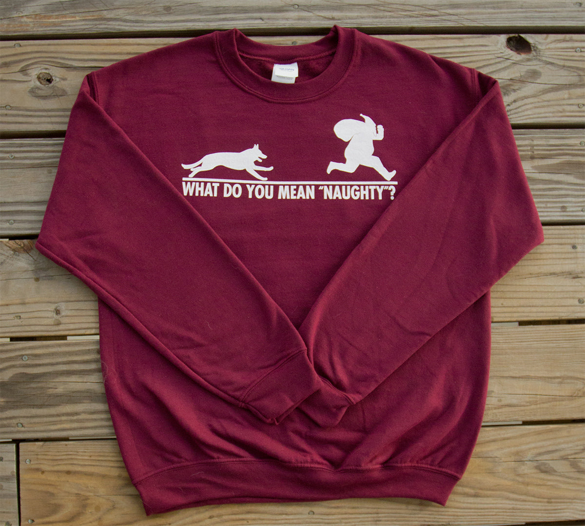 "What Do You Mean Naughty?" Christmas Sweater