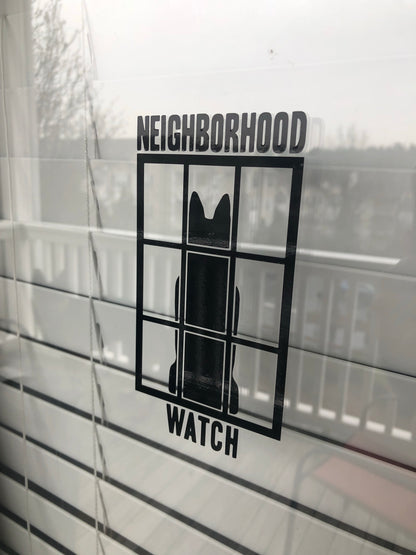 “Neighborhood Watch” Decal